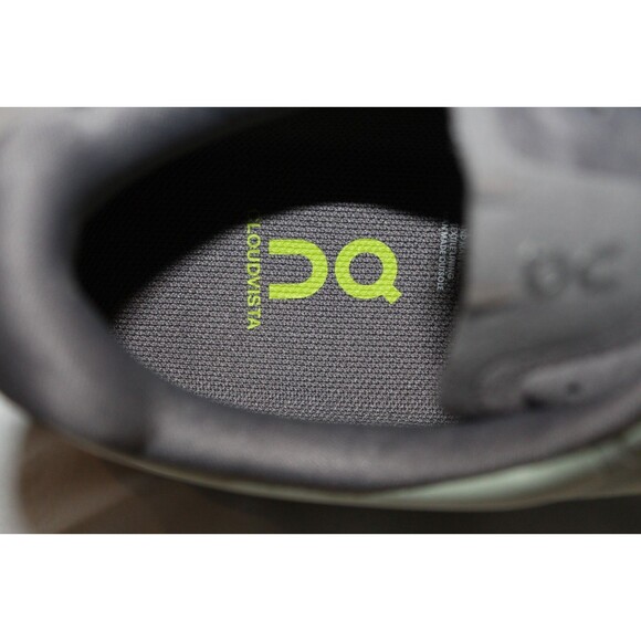 ON CLOUD WOMEN'S CLOUDVISTA 2 RUNNING ATHLETIC SNEAKERS LIME/KIWI NEW - Picture 5 of 7